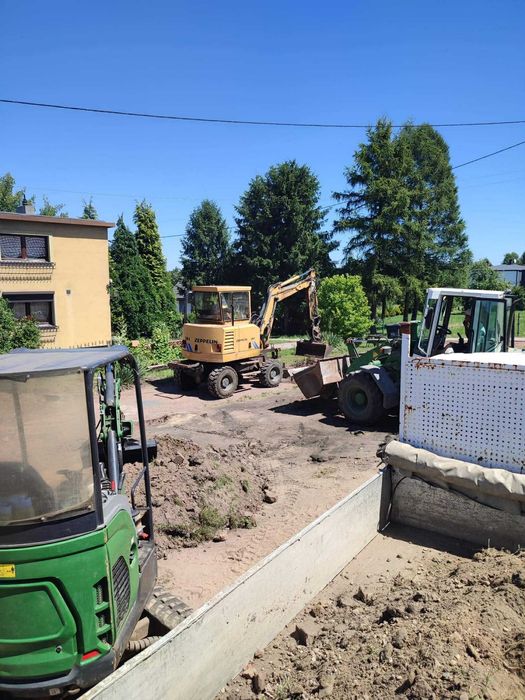 Roboty ziemne | Koparka | Wykopy| Prace porządkowe | Rydułtowy| Śląsk