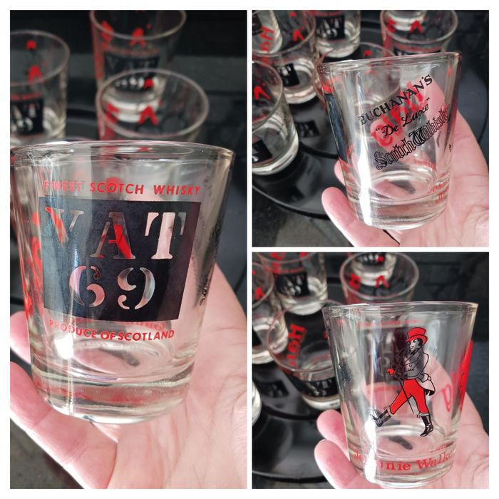 Copos whisky VAT 69