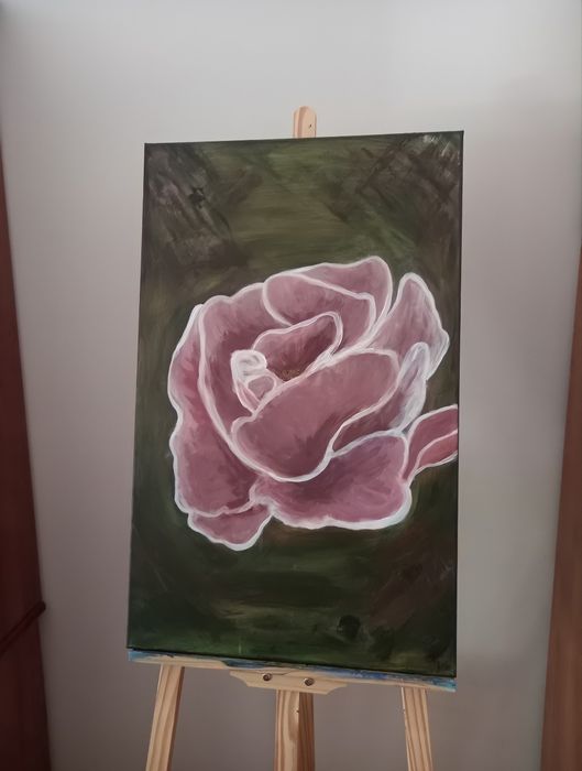 Quadro pintado á mão