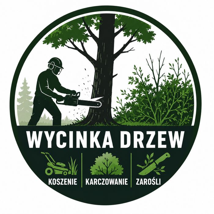Usługi minikiparka wycinka drzew