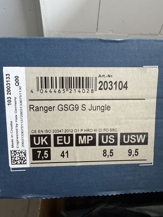 Haix 41 gore-tex ranger