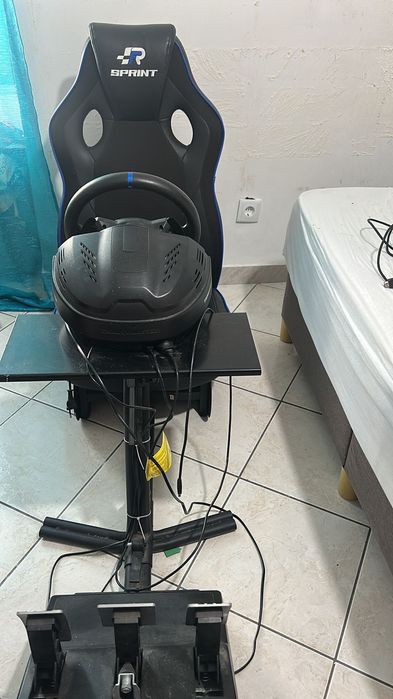 Ps5 + 2 comandos + volante thrustmaster t300 + cadeira
