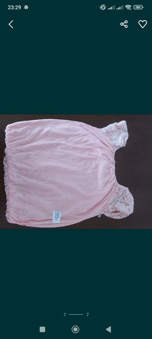 Bluzka bluzeczka damska S 36 koronkowa