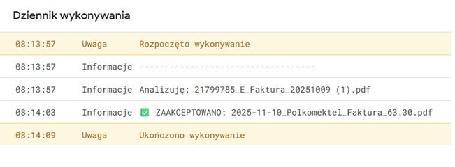 Automat Faktur i Wyciągów (Gmail -> Drive). Bez Abonamentu