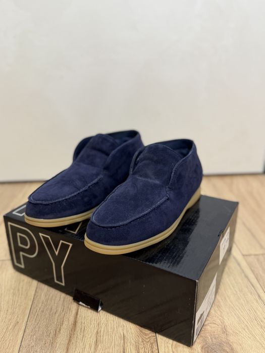 Чоловічі сині черевики замшеві Campbell PRPY