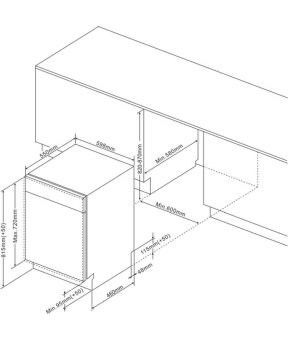 Нова Посудомийна машина Hansa ZIM 635 PH