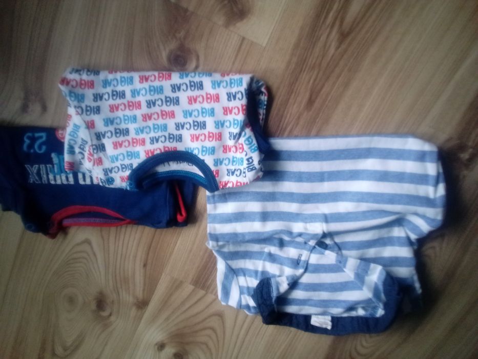 Zestaw 3 body 74 i 80 nowe h&m