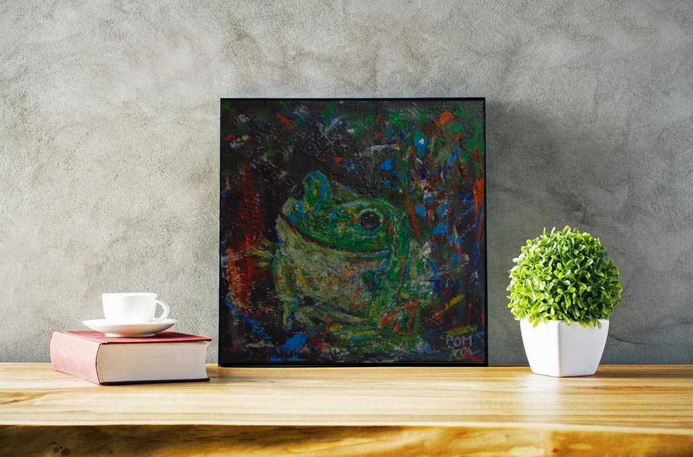 Картина акрилом "абстракція"