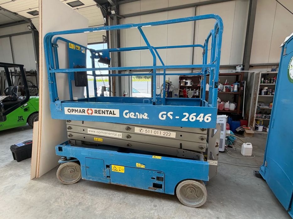Genie GS2646  Genie GS-2646 | Podnośnik nożycowy elektryczny 9.92m | 454kg | Stan BD