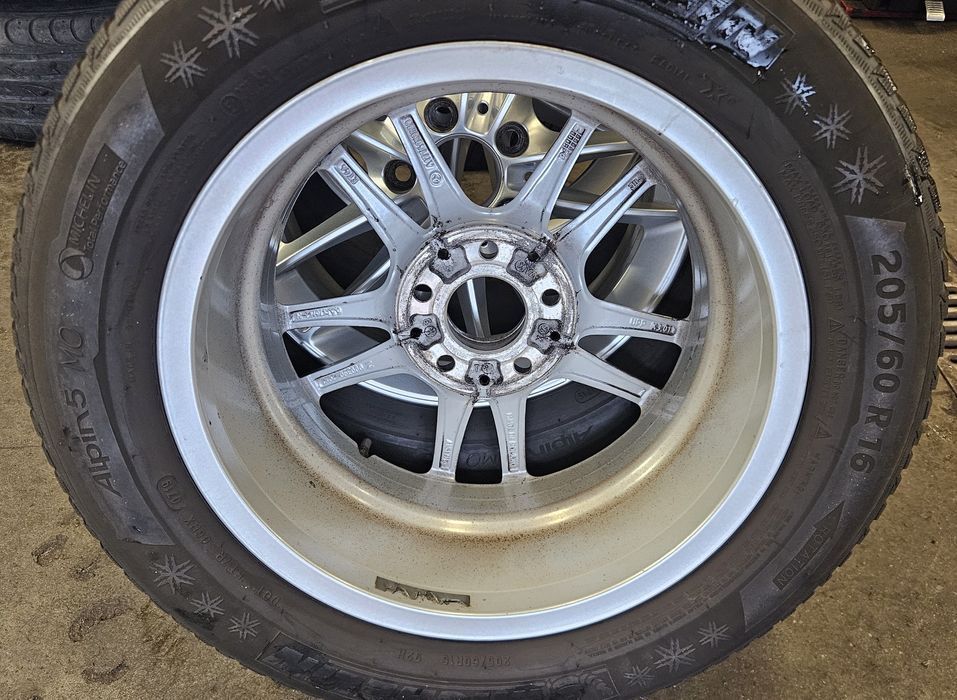 4x Felgi aluminiowe MERCEDES OE 6.5 x 16 5x112 ET44 / A-Klasa B-Klas