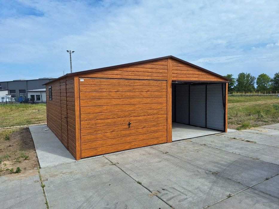 Garaż blaszany 6x5 garaz Premium Garaże blaszane 6x5 6x6 7x6 8x6 9x6 PRODUCENT