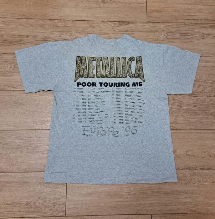 koszulka z nadrukiem metallica Poor Touring Me Europe 1996 metal merc