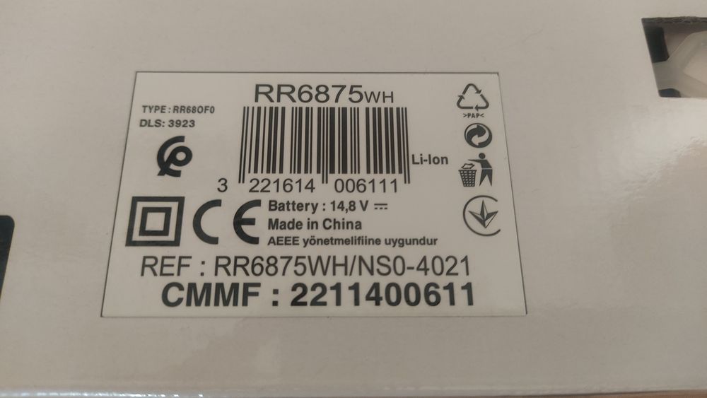 Vendo Robot Rowenta RR6875wh