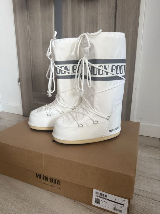 Moon boot śniegowce białe