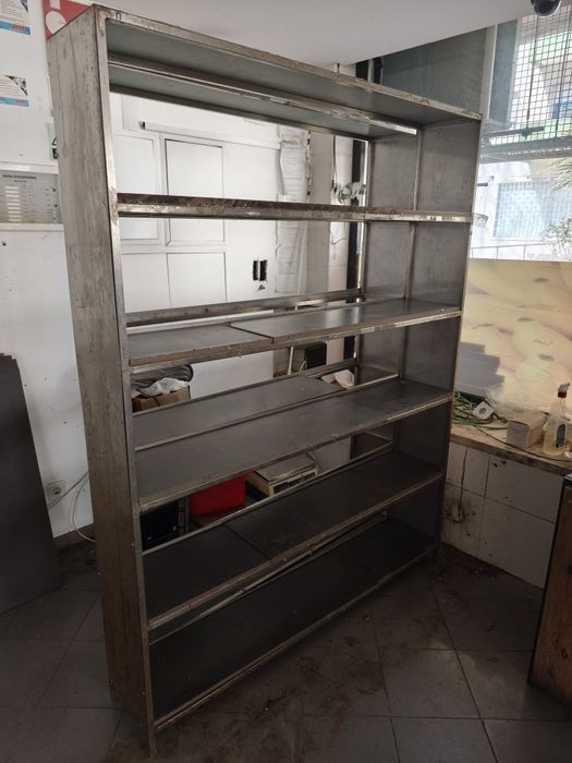 Estante inox prateleiras.