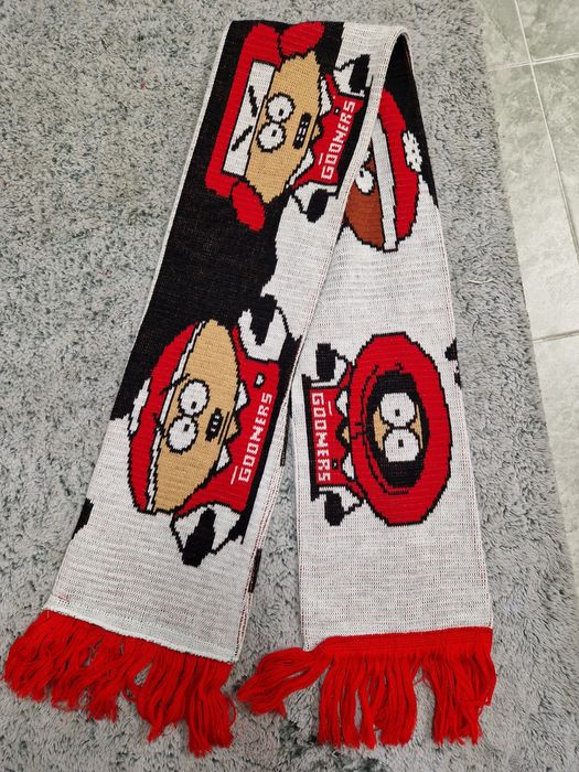 Szal scarf Arsenal Londyn Gooners southpark vintage retro 1990