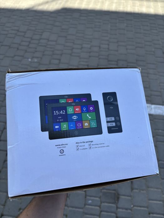 Видеодомофон Elro Pro PV40 FullHD Black Video Door Intercom System