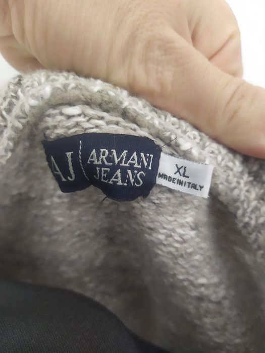 Sweter męski Armani jeans wełna