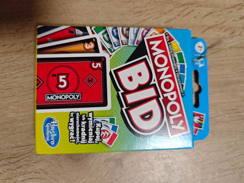 Gra karciana Monopoly Bid – Szybka i Zabawna Rozgrywka