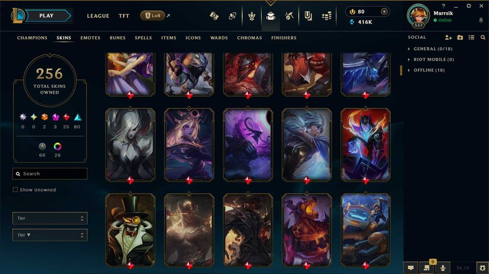 Аккаунт League of Legends (EUWEST)