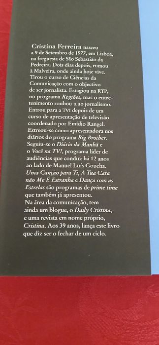 Sentir de Cristina Ferreira, novo
