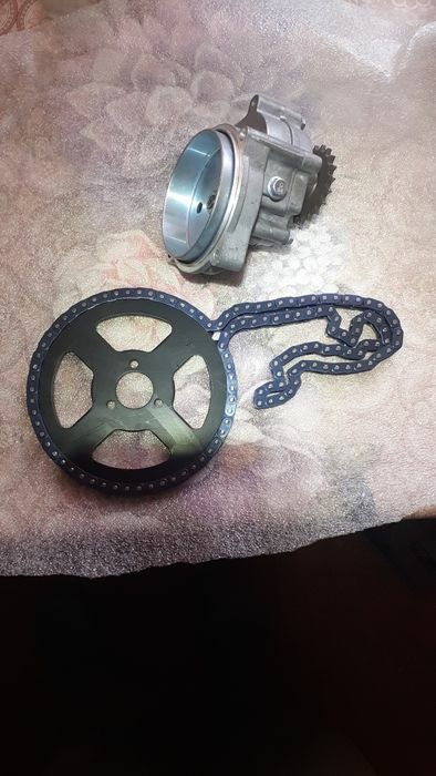 Редуктор 5:1+ ланцюг + зірка для міні мото-байка тримера або велосипед