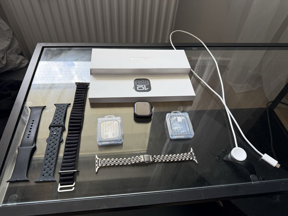 Apple Watch 10 (Series 10) 46mm Jet Black | GPS | Pasek S/M | Paragon | Stan BDB!