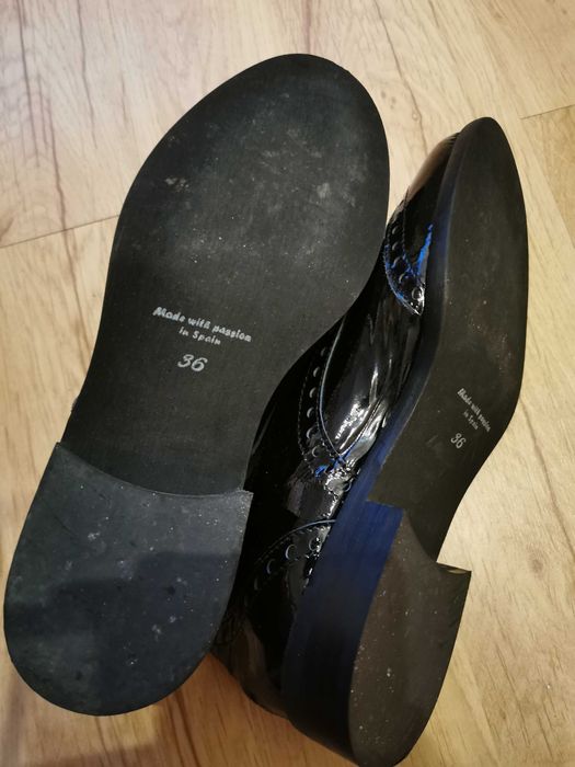 Buty mokasyny lakierki rozmiar 36