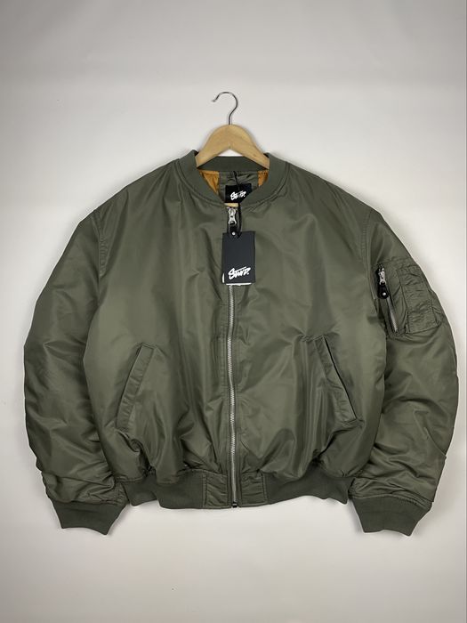 Бомбер PULL&BEAR MA-1 Bomber Jacket (Розмір: S, L) Хакі Чоловічий Вітровка Куртка Курточка Ветровка Мужская Оригінал Нова З Бірками На Весну