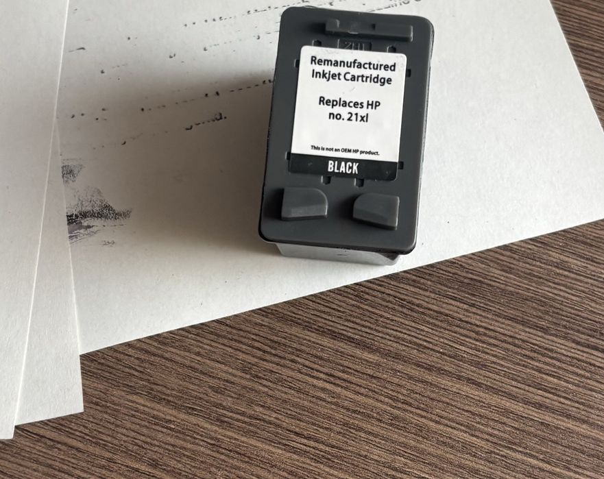 2szt ! puste cardridge HP  HP 21 black czarny