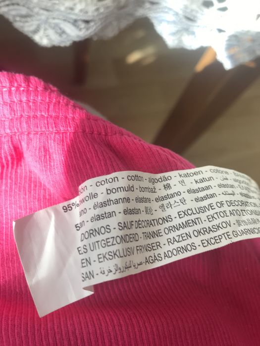 Zara  różowa bluzka r. S z bawelny