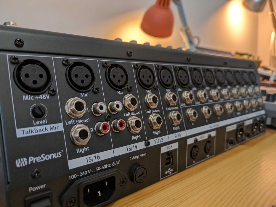 Presonus Studio Live 16.0.2 USB - Na caixa original - Mesa de mistura digital