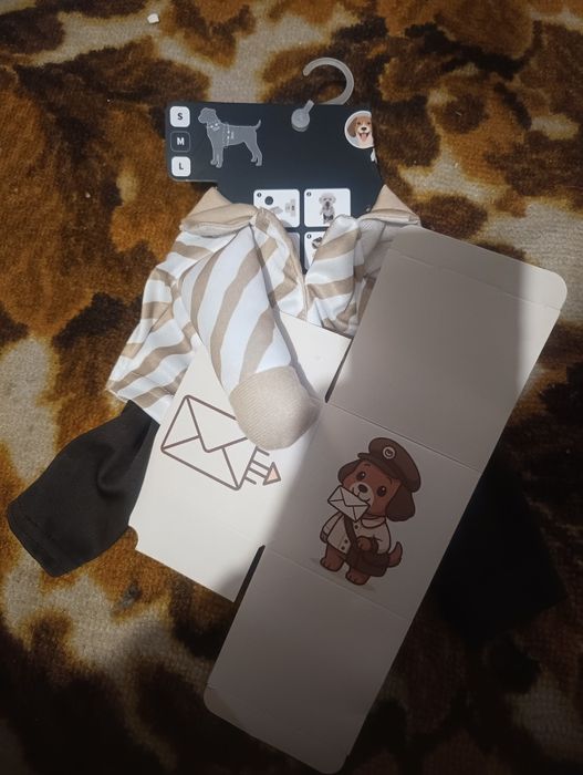 Strój dla psa/kota listonosz rozmiar M