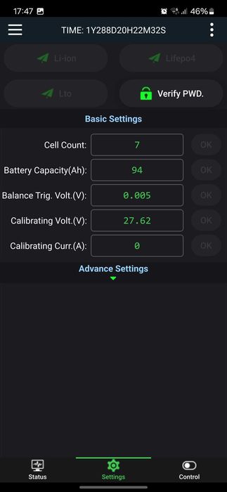 Акумулятор/Батарея Li ion 24V 94ah - 2,4кВт, BMS JK-B2A8S20P-H-C