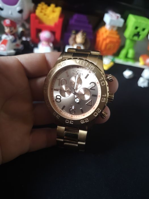 Relogio invic gold rose