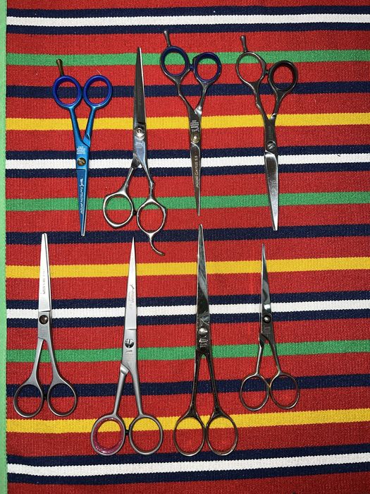 8 tesouras da famosa marca Jaguar cabeleireiro/barbeiro