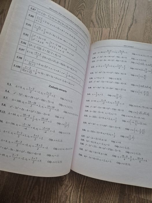 Zbiór zadań maturalnych z matematyki