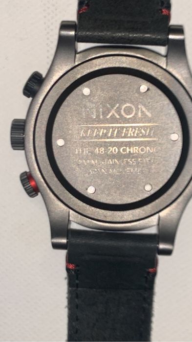 Vendo relogio NIXON 48-20 CHRONO LEATHER