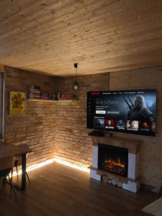 Domek nad jeziorem z sauna | 7 os | 300 m od plazy | PAŹDZIERNIK | Kominek | Święta