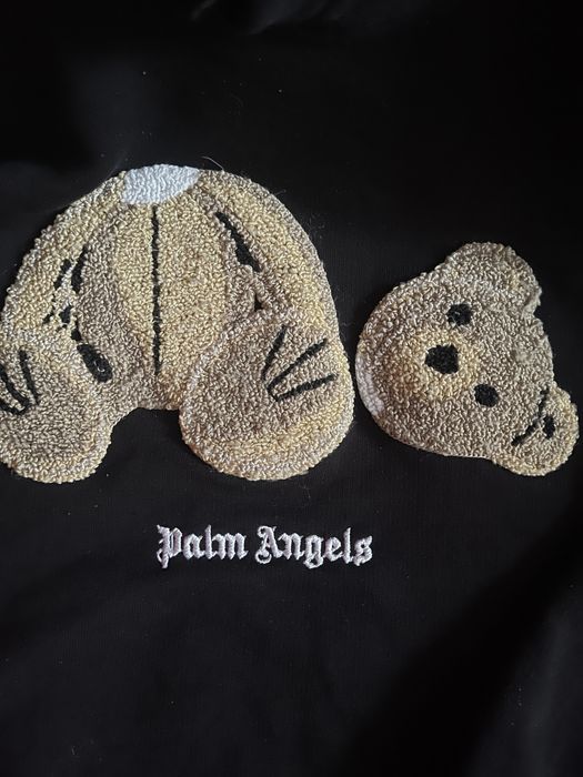 Black hoodie Palm Angels teddy break