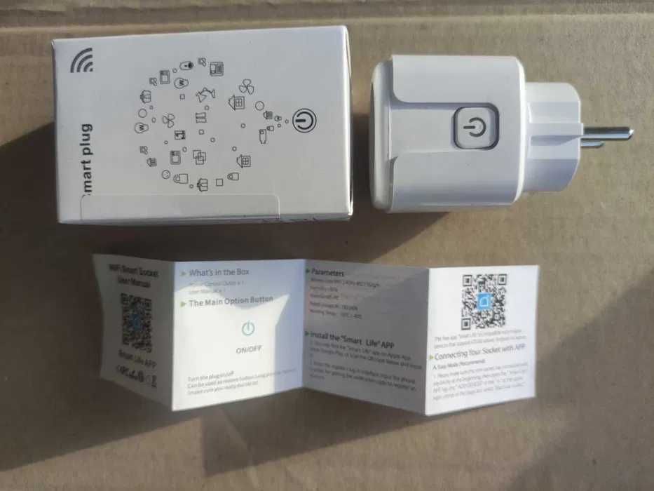 Інтелектуальна Wi-Fi розетка 20А з  моніторингом електроенергії