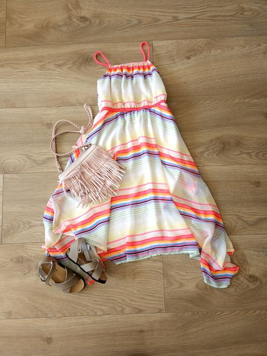 Sukienka letnia maxi H&M r.122cm