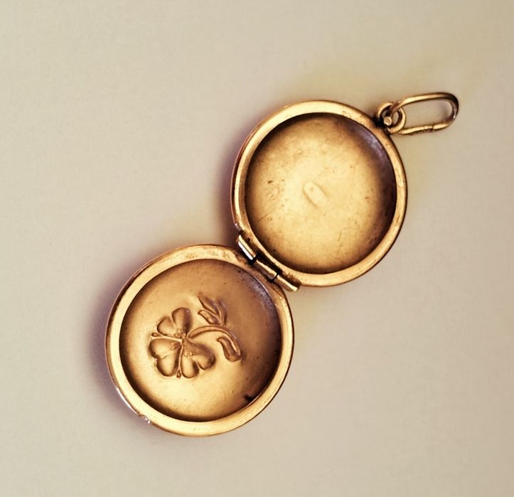 Золото 583 пробы, медальон СССР, кулон