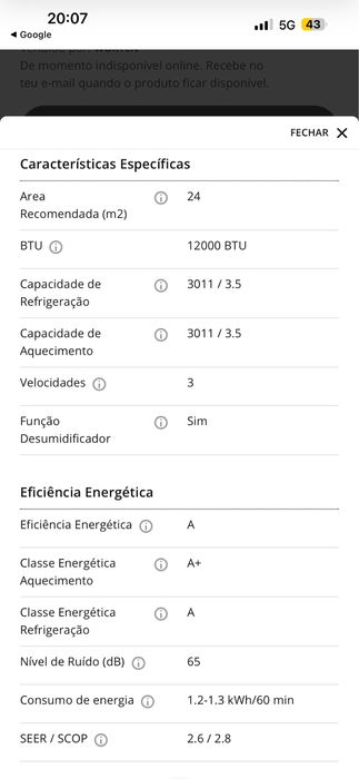 Ar condicionada portatil Becken