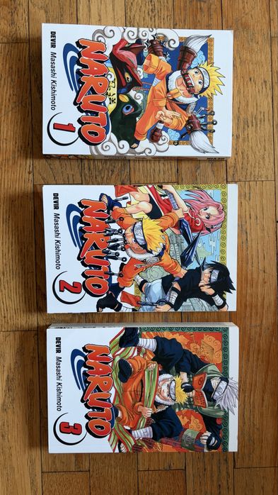 Livros banda desenhada Naruto
