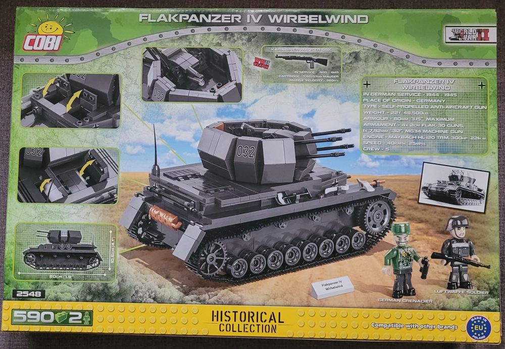Cobi 2548 Flakpanzer IV Wirbelwind