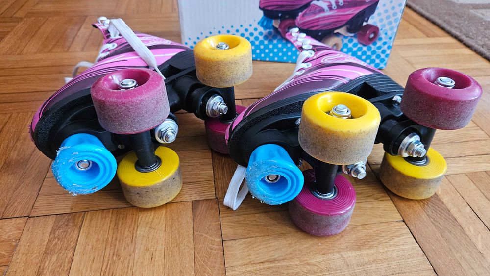 Wrotki dziewczęce 29 Roller Skates różowe