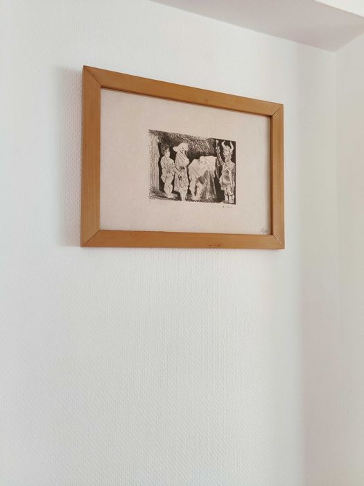 Aquatinta-aqua forta,,Picasso,edycja 55/100, 2 000 zl