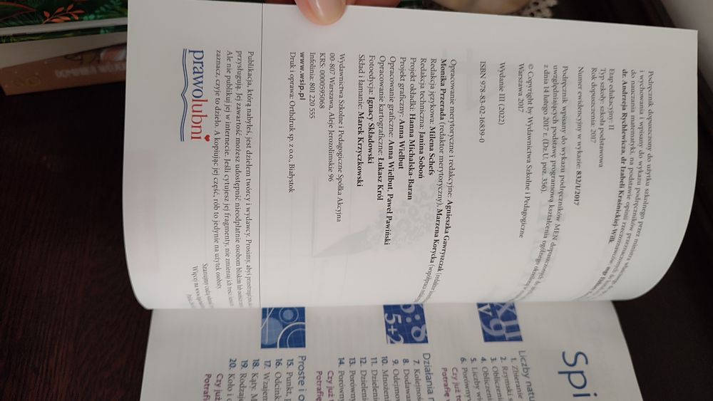 Matematyka WSiP podręcznik klasa 4