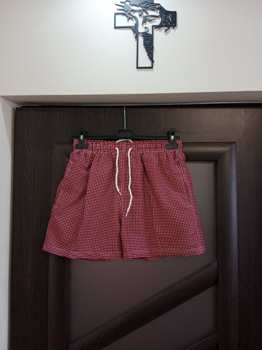 Czerwone krótkie spodenki szorty męskie M